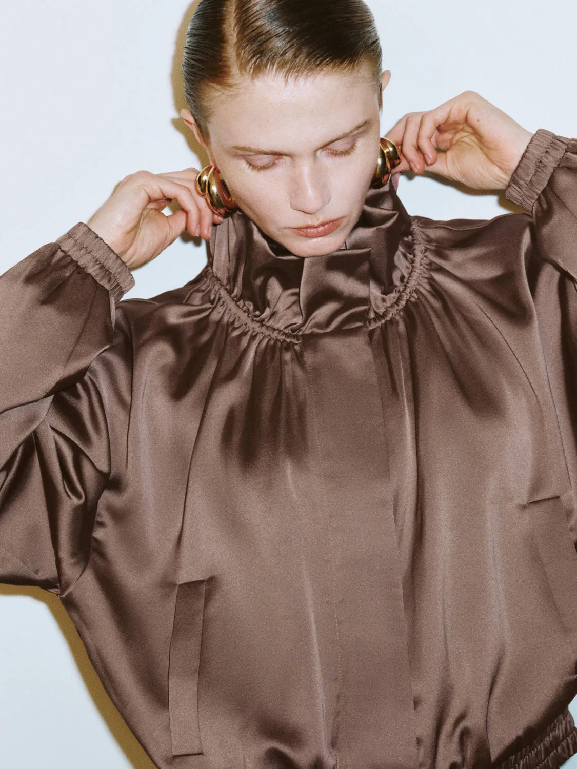 Ruffled Collar Jackets sold by Urban Revivo product image thumbnail 4