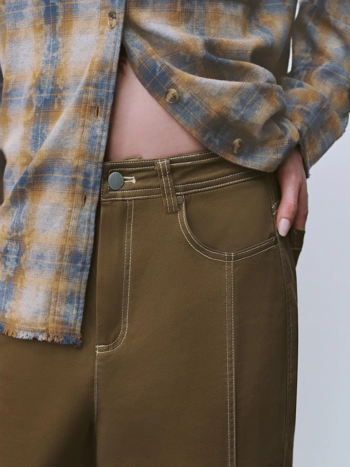 Regular Straight Pants sold by Urban Revivo product image thumbnail 4