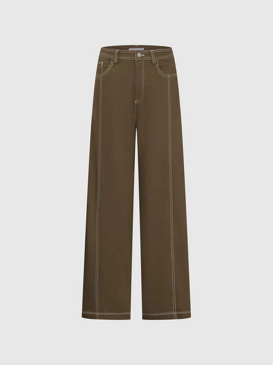 Regular Straight Pants sold by Urban Revivo