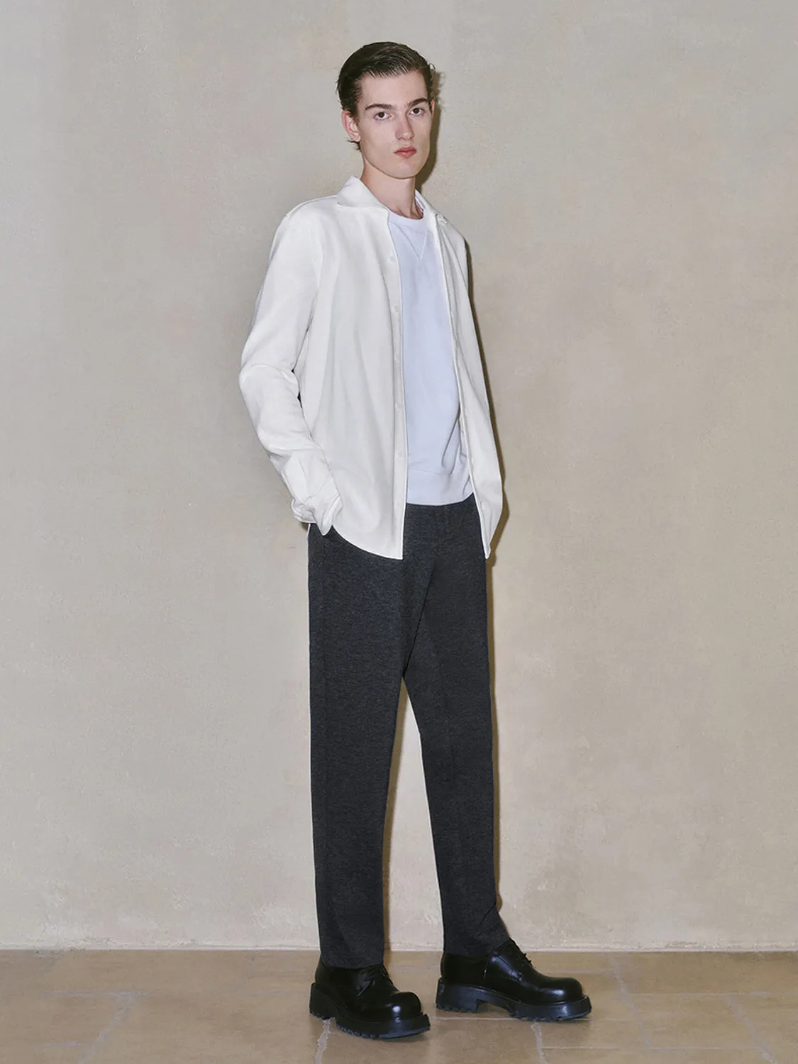 Regular Long Sleeve Shirts sold by Urban Revivo product image thumbnail 4