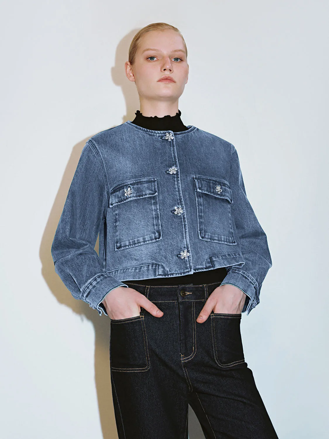 Pocket Denim Jackets sold by Urban Revivo product image thumbnail 5