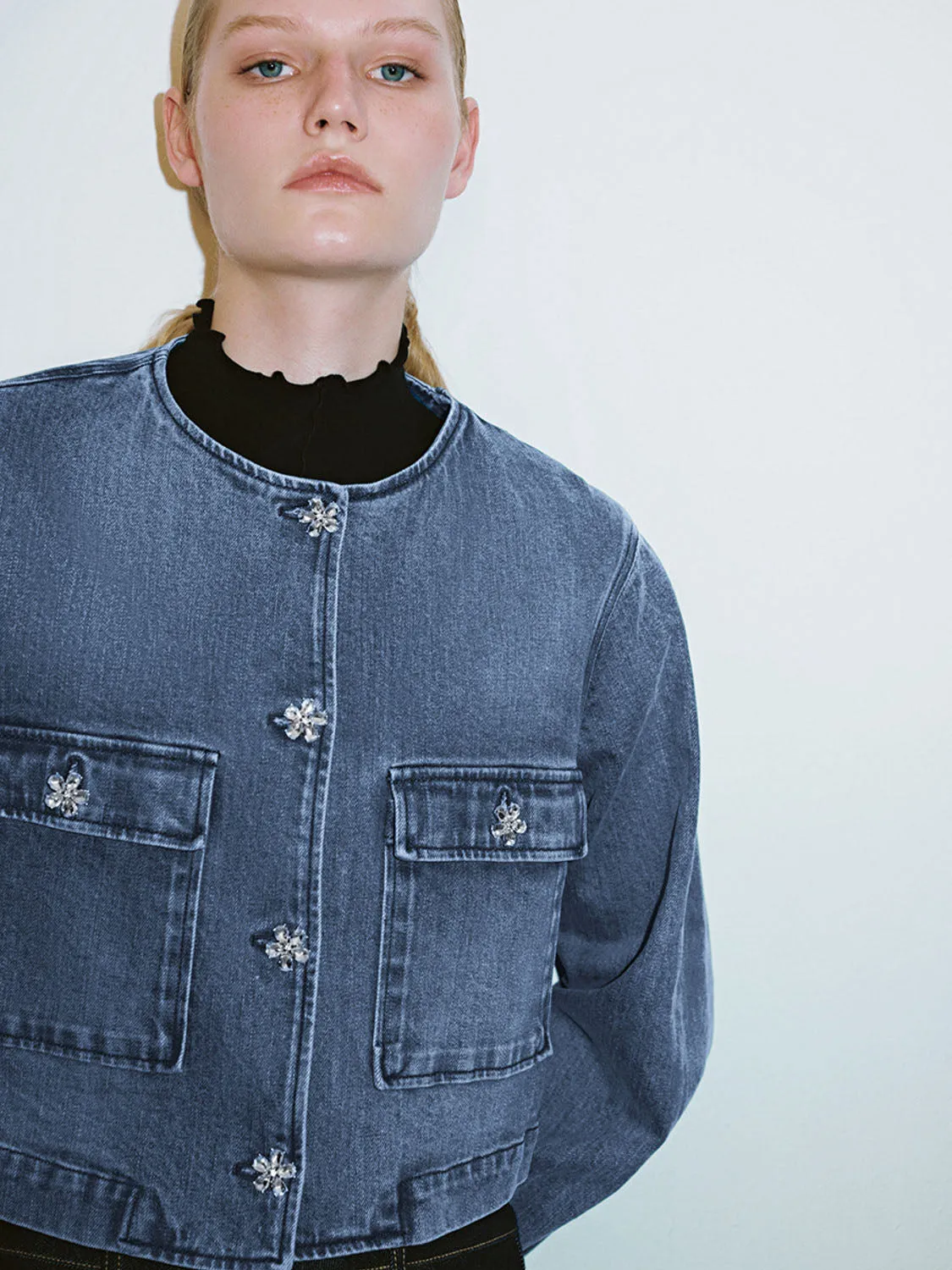 Pocket Denim Jackets sold by Urban Revivo product image thumbnail 3