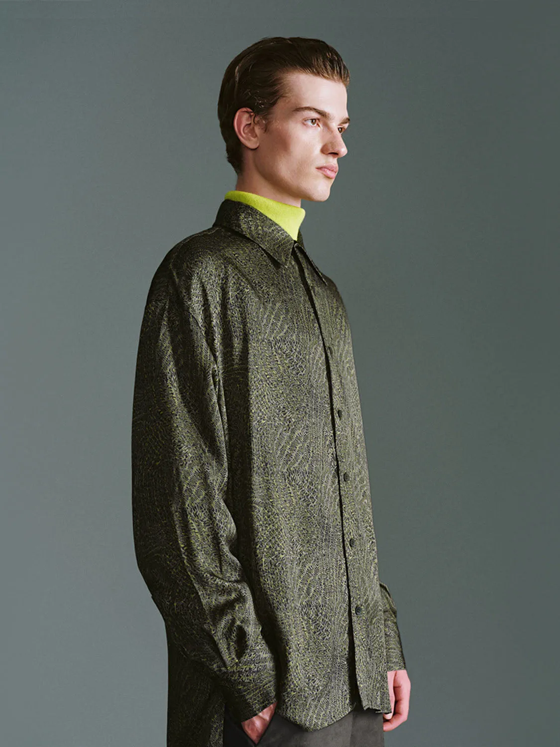 Oversized Long Sleeve Shirts sold by Urban Revivo product image thumbnail 5