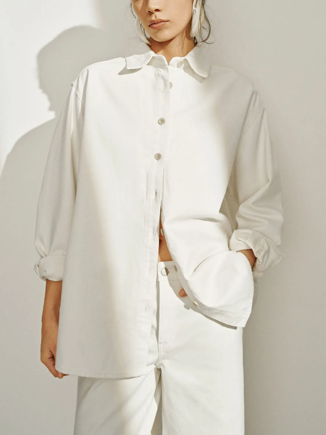 Oversized Denim Shirts sold by Urban Revivo