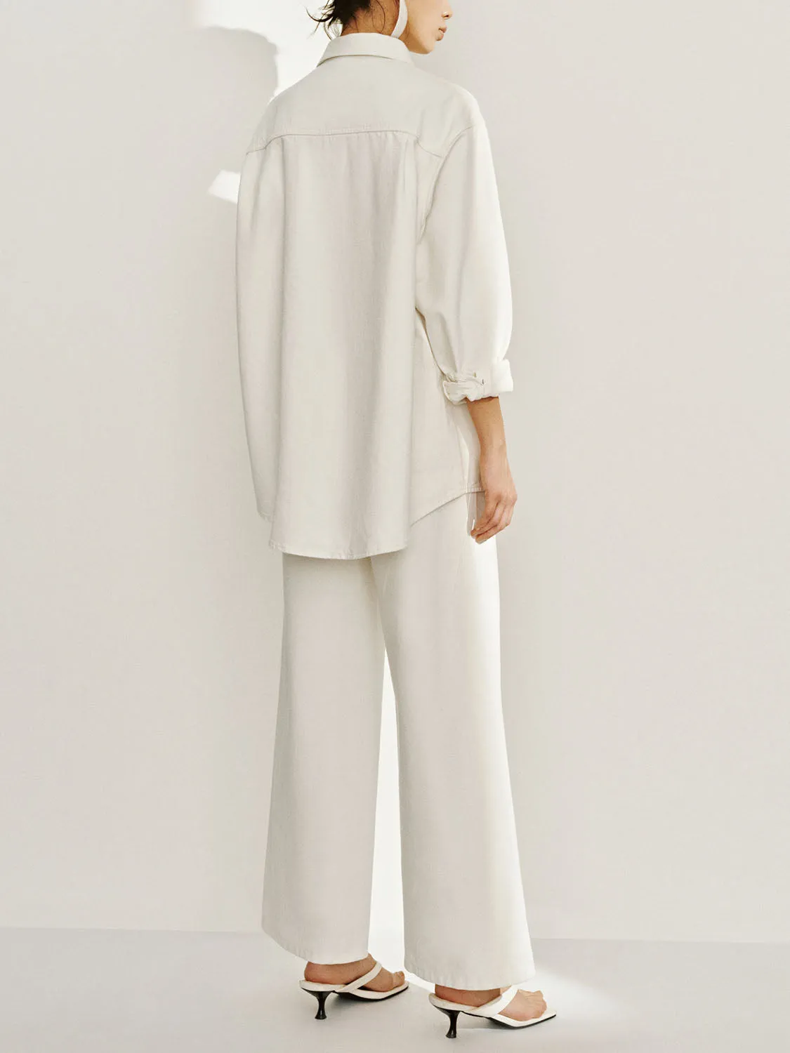 Oversized Denim Shirts sold by Urban Revivo product image thumbnail 5