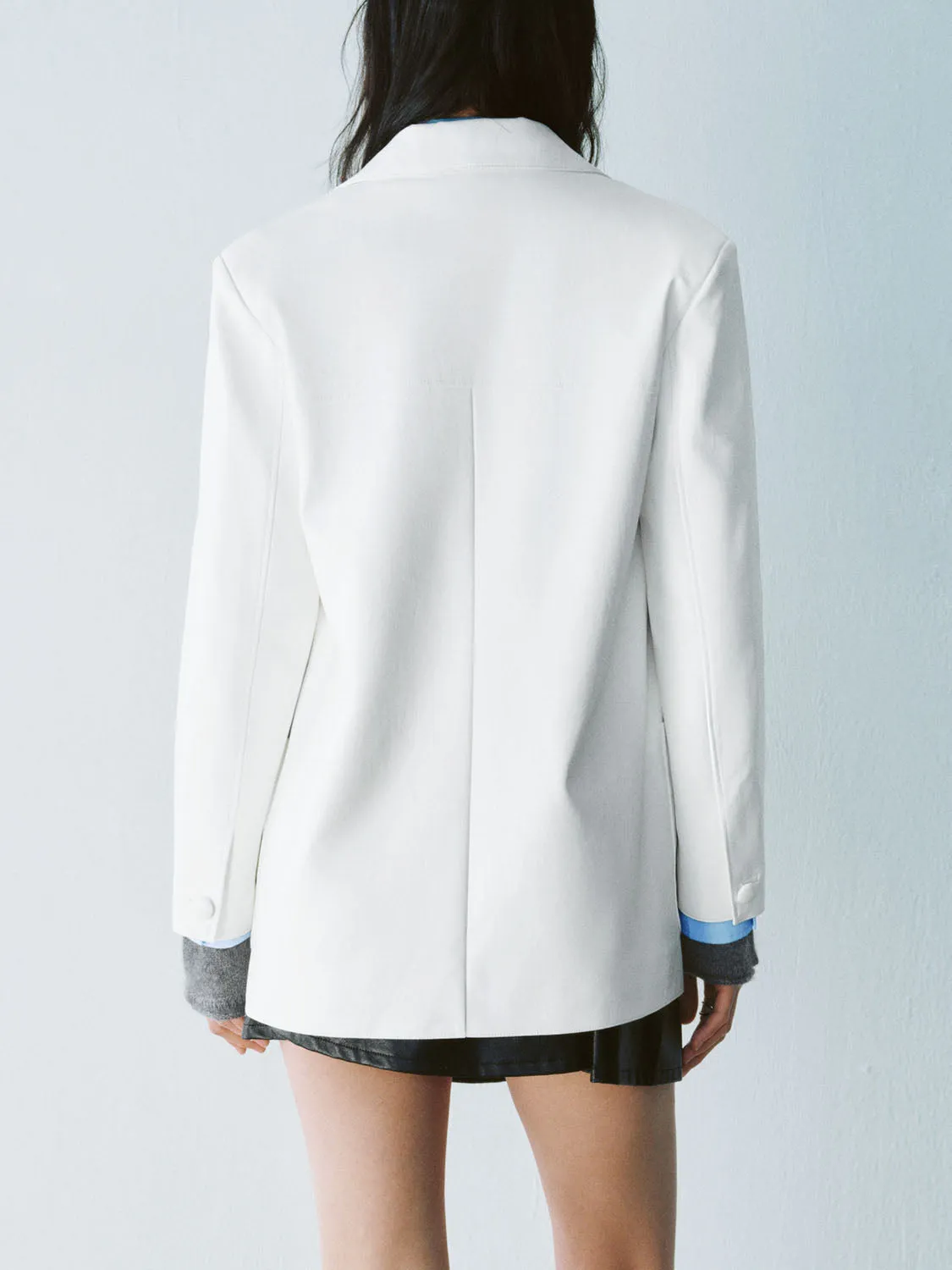 Notched Collar Blazers sold by Urban Revivo product image thumbnail 2