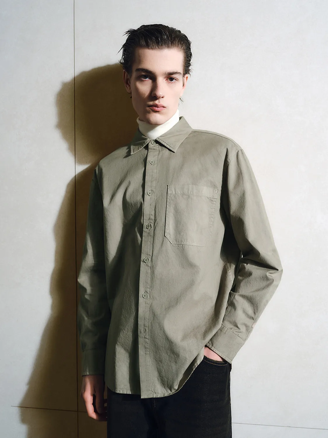 Loose Long Sleeve Shirts sold by Urban Revivo