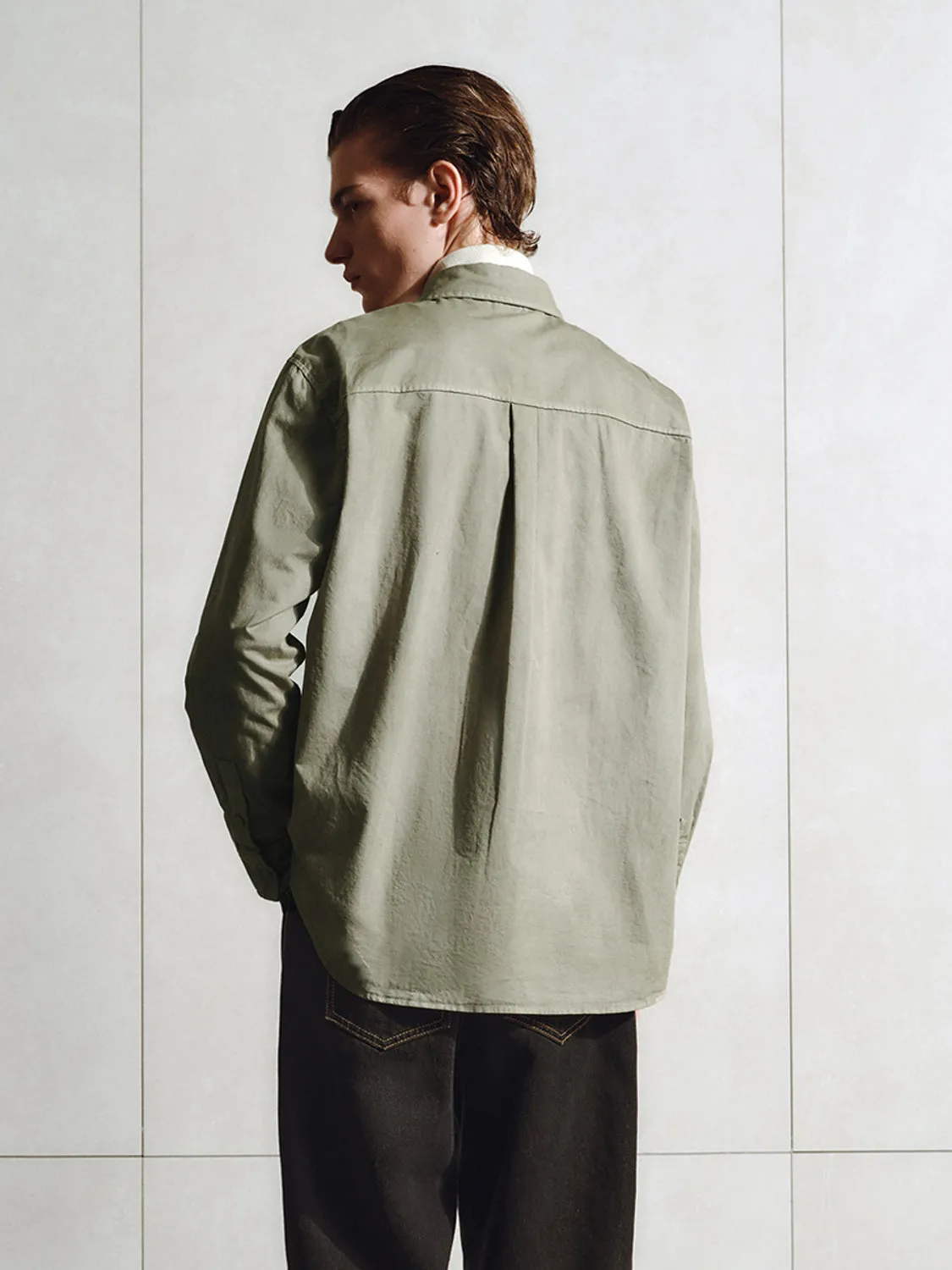 Loose Long Sleeve Shirts sold by Urban Revivo product image thumbnail 2