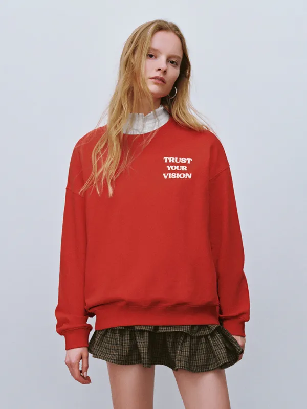 Loose Crew Neck Sweatshirts sold by Urban Revivo