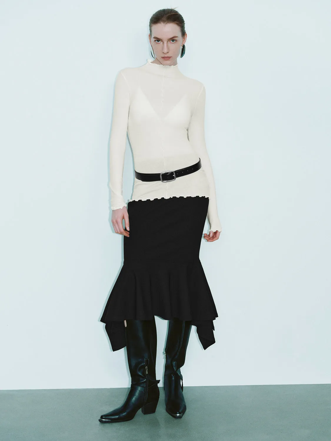 Lettuce Trim Skinny T-Shirts sold by Urban Revivo