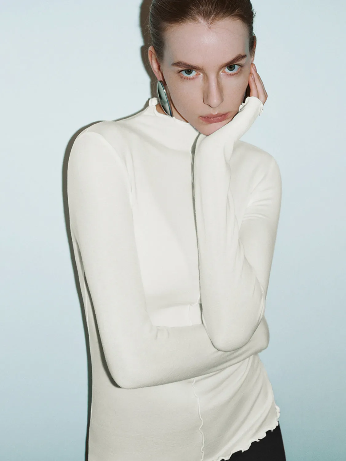 Lettuce Trim Skinny T-Shirts sold by Urban Revivo product image thumbnail 5