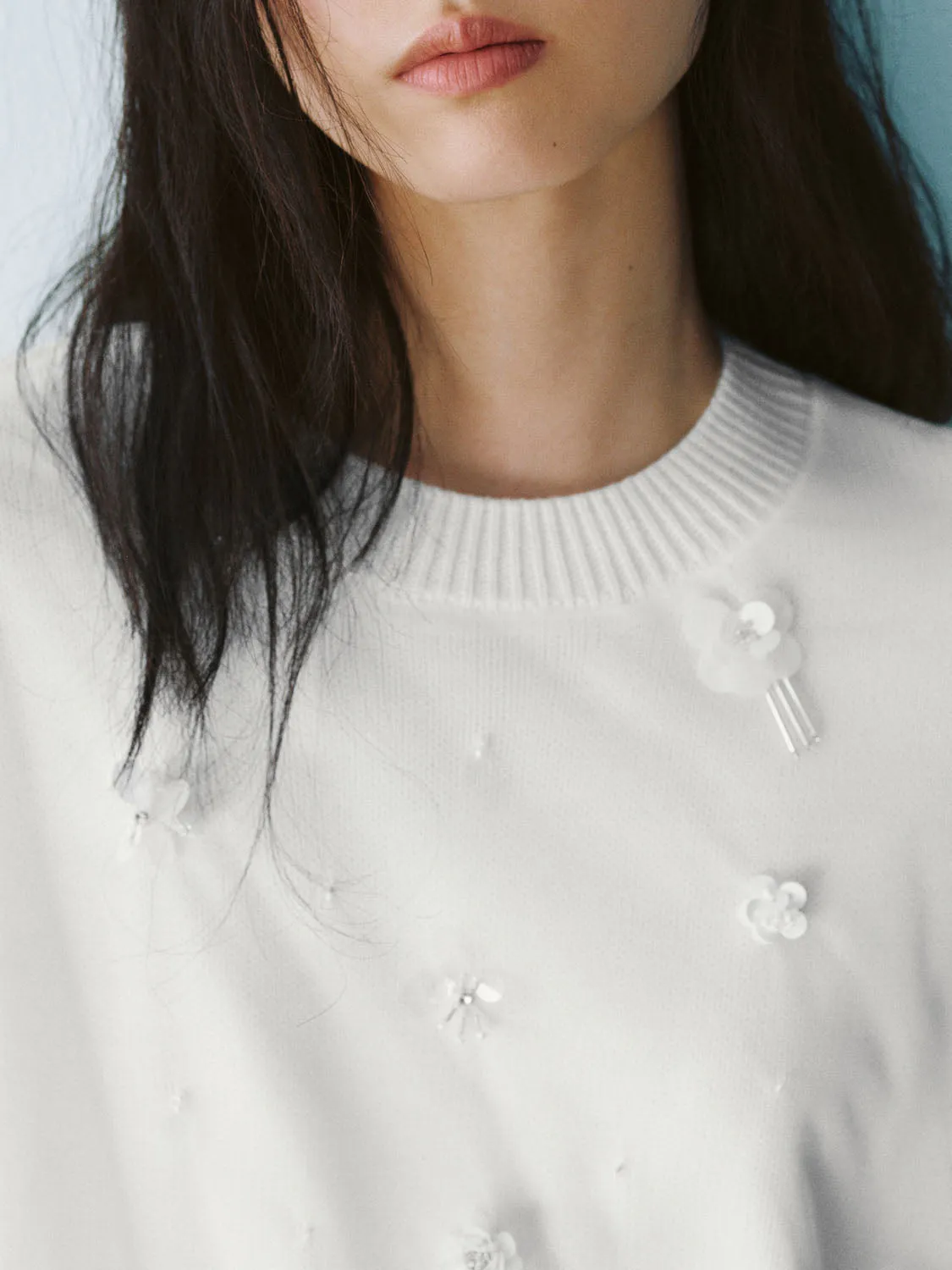 Knitted Long Sleeve T-Shirts sold by Urban Revivo product image thumbnail 3