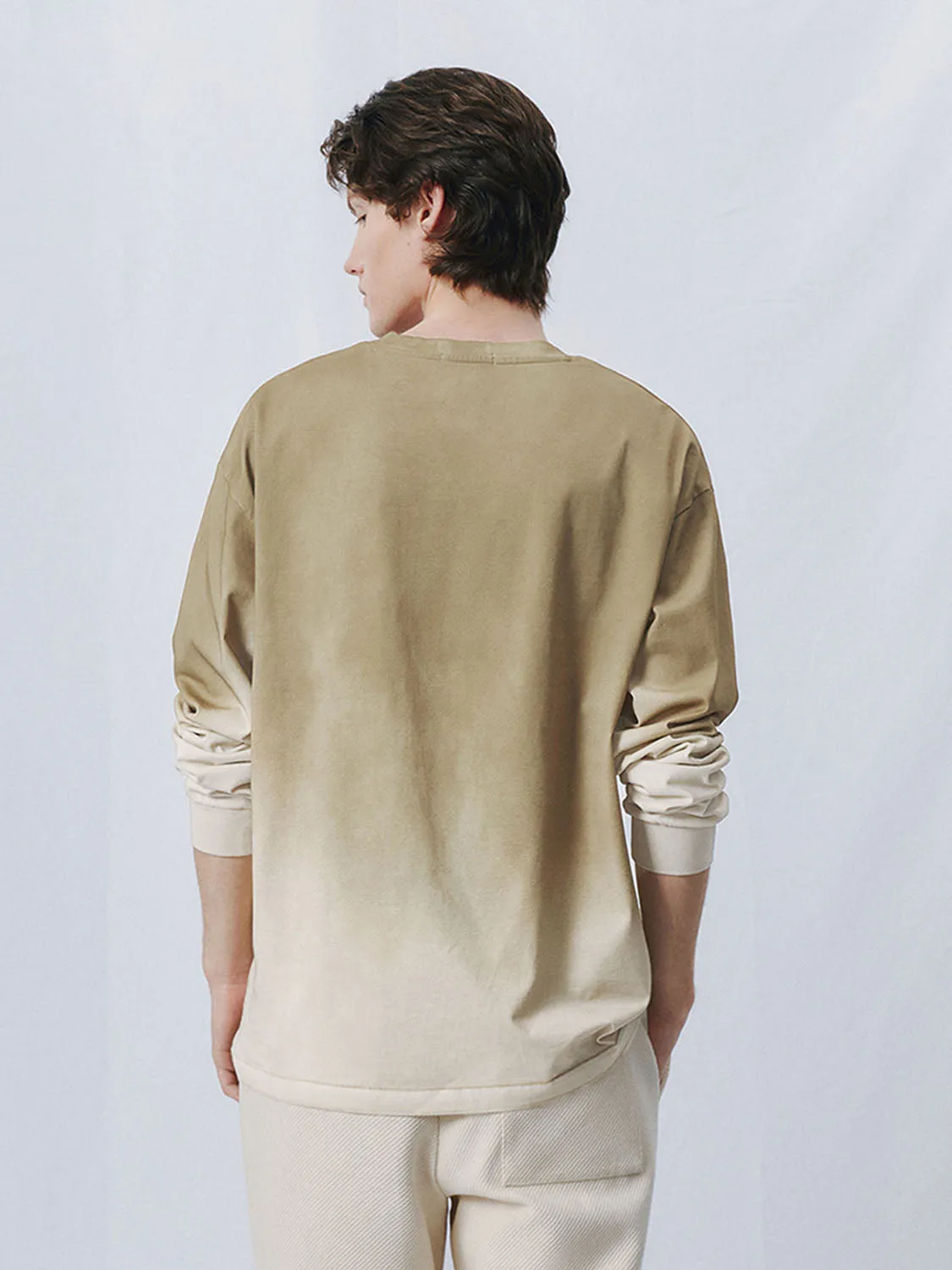 Gradient Long Sleeve T-Shirts sold by Urban Revivo product image thumbnail 2