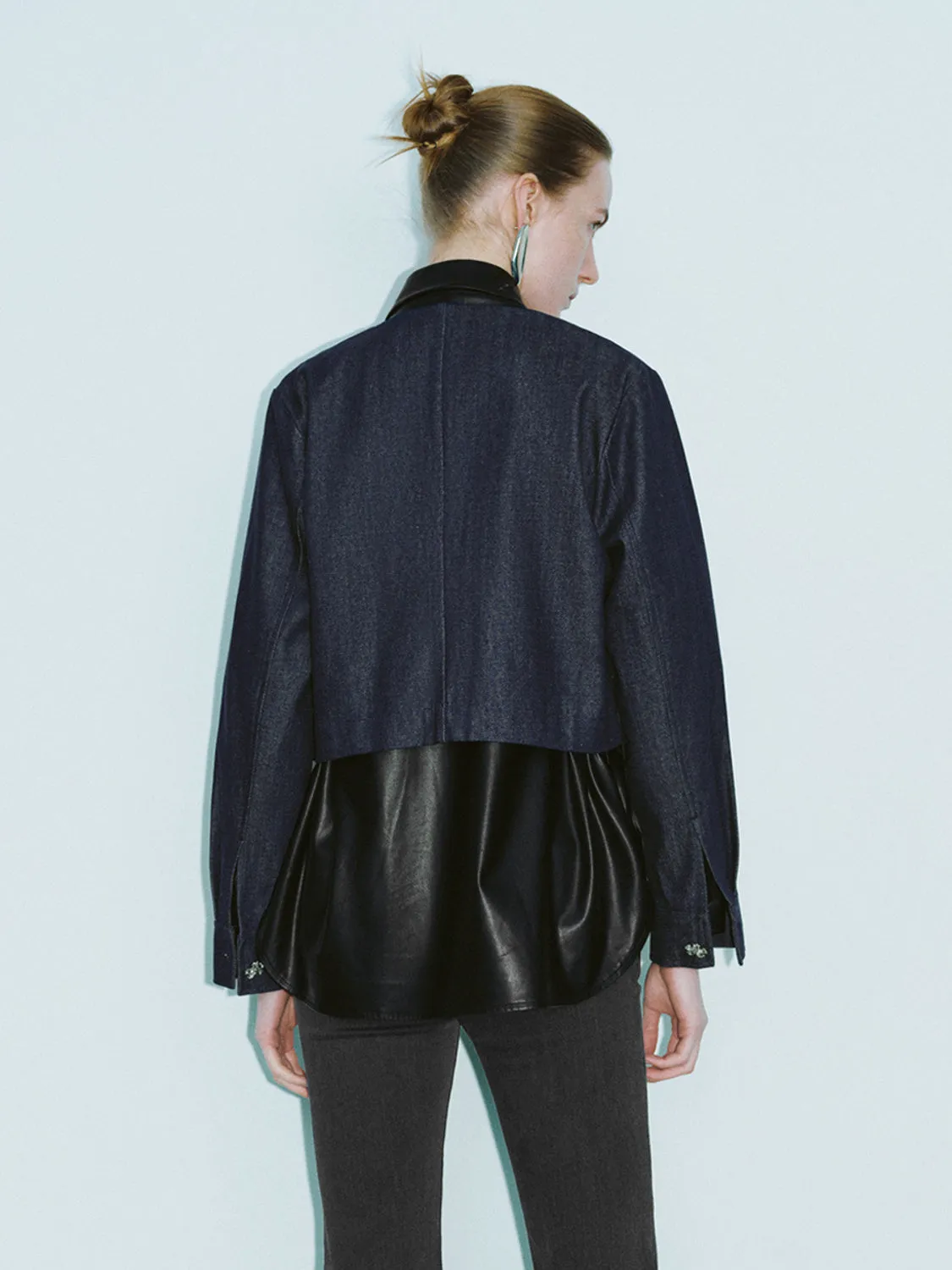 Button Up Denim Jackets sold by Urban Revivo product image thumbnail 2