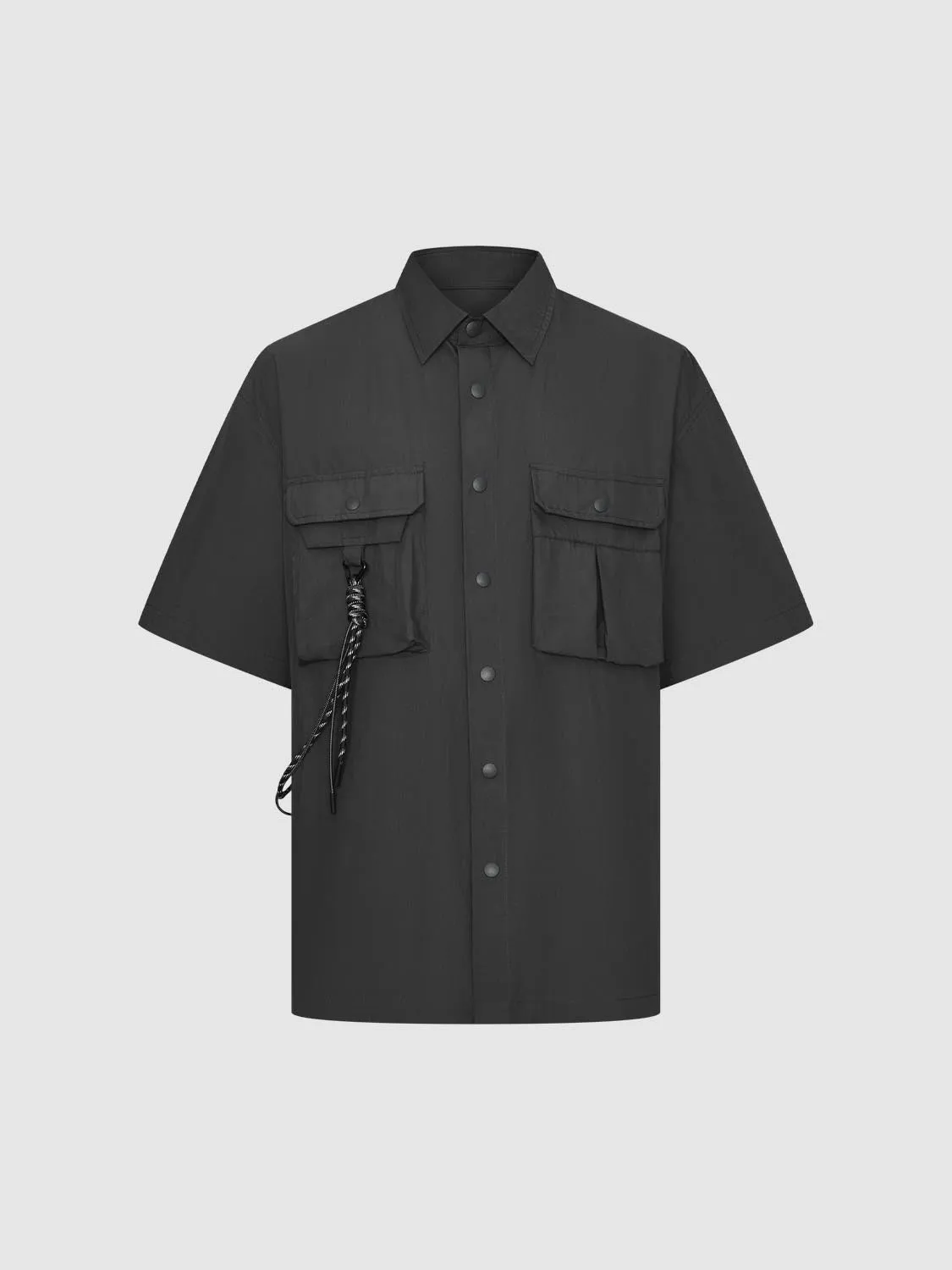 Flap Pocket Short Sleeve Shirts sold by Urban Revivo product image thumbnail 3