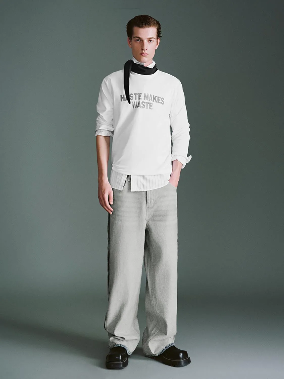 Long Sleeve T-Shirts sold by Urban Revivo product image thumbnail 4