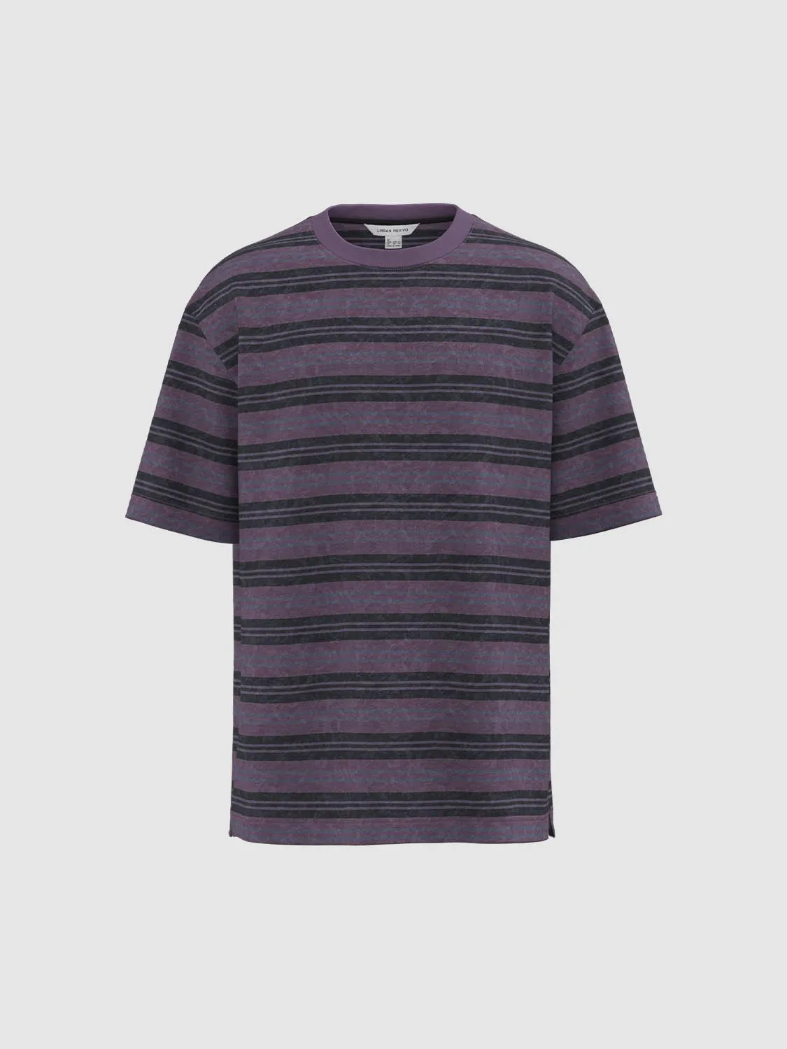 Striped Short Sleeve T-Shirts sold by Urban Revivo product image thumbnail 3
