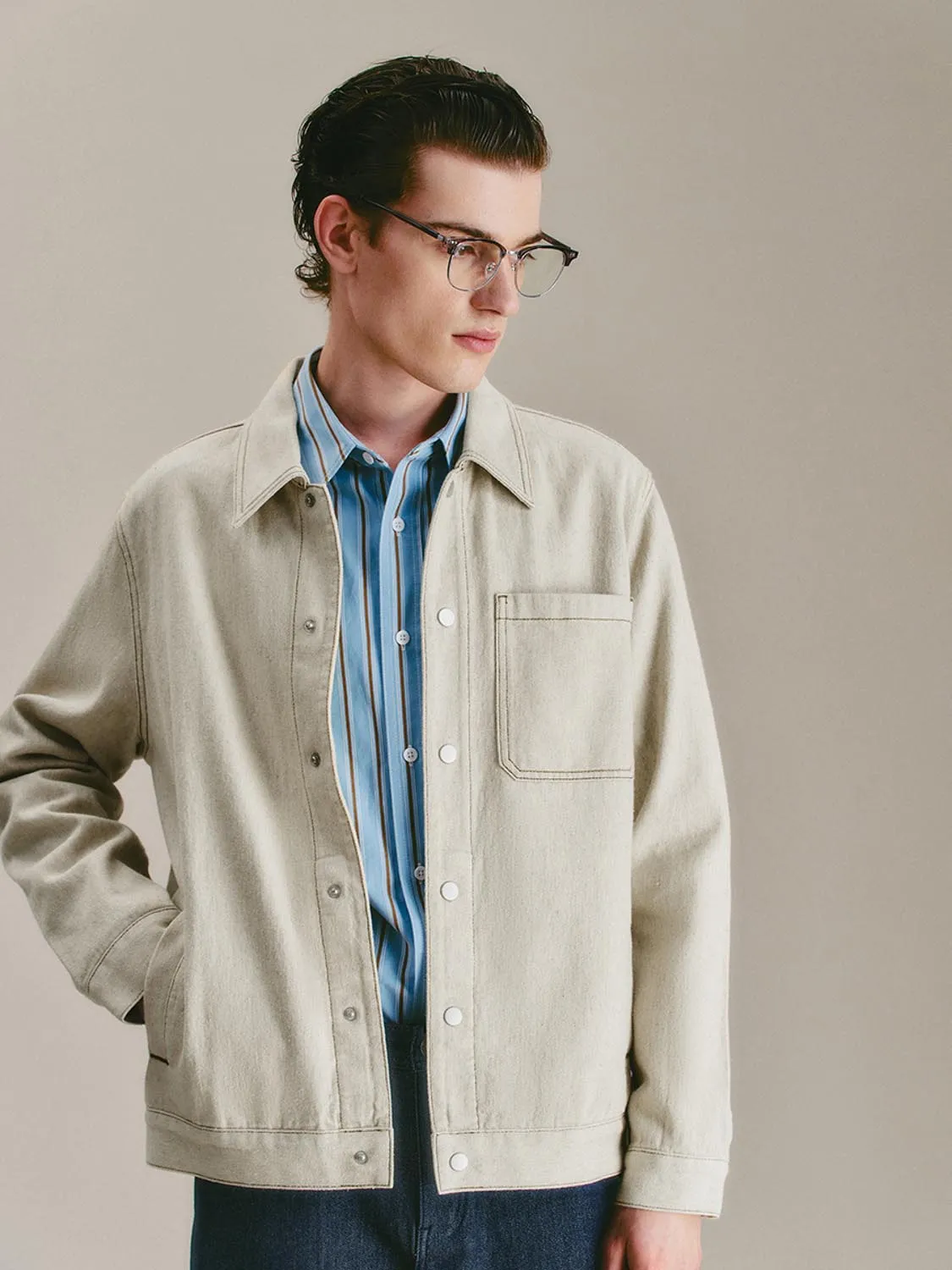 Denim Jackets sold by Urban Revivo product image thumbnail 4