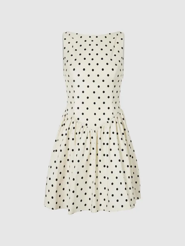 Polka Dot Bandeau A-Line Dresses sold by Urban Revivo
