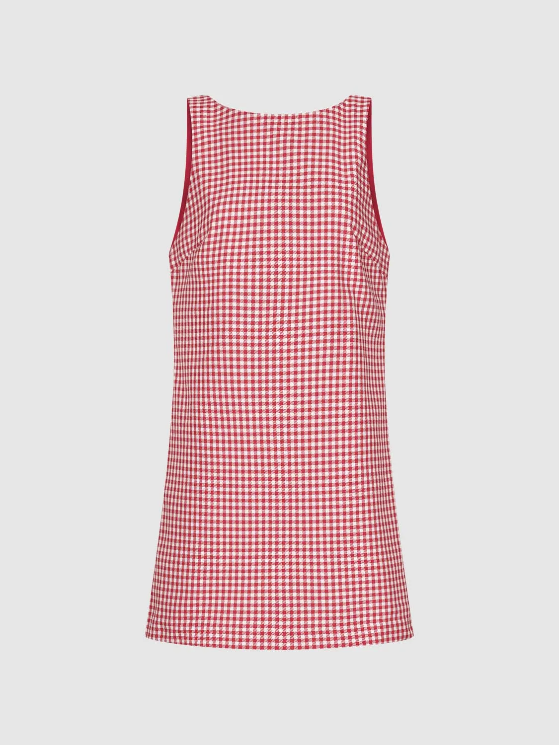 Sleeveless Plaid Straight Dresses sold by Urban Revivo