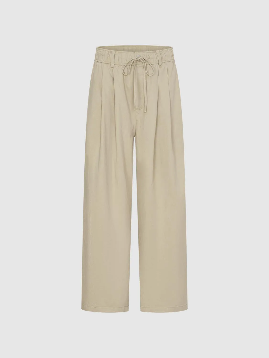Drawstring Wide-Leg Pants sold by Urban Revivo product image thumbnail 3