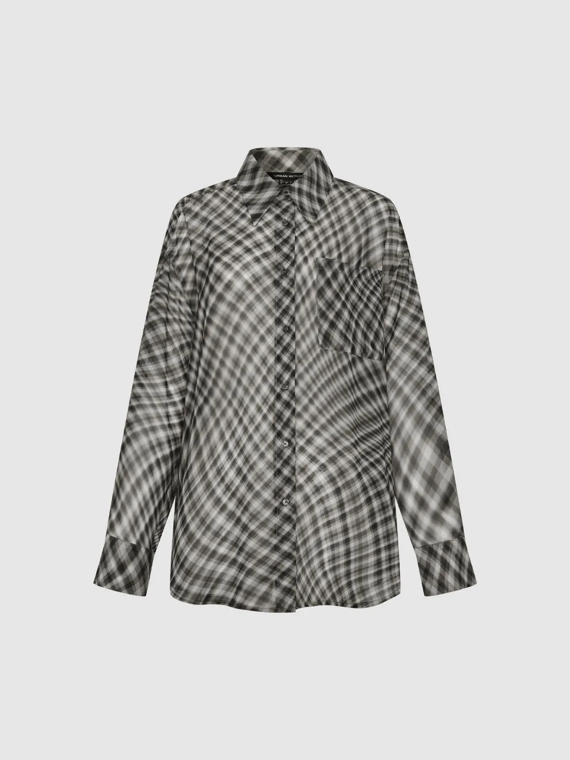 Plaid Long Sleeve Shirts sold by Urban Revivo