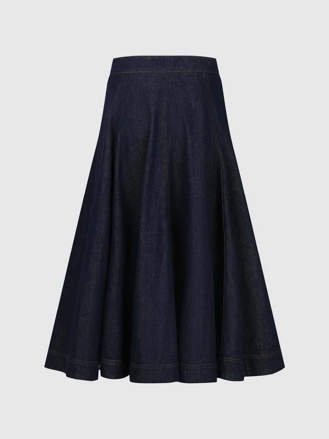 Denim Maxi Skirts sold by Urban Revivo product image thumbnail 2