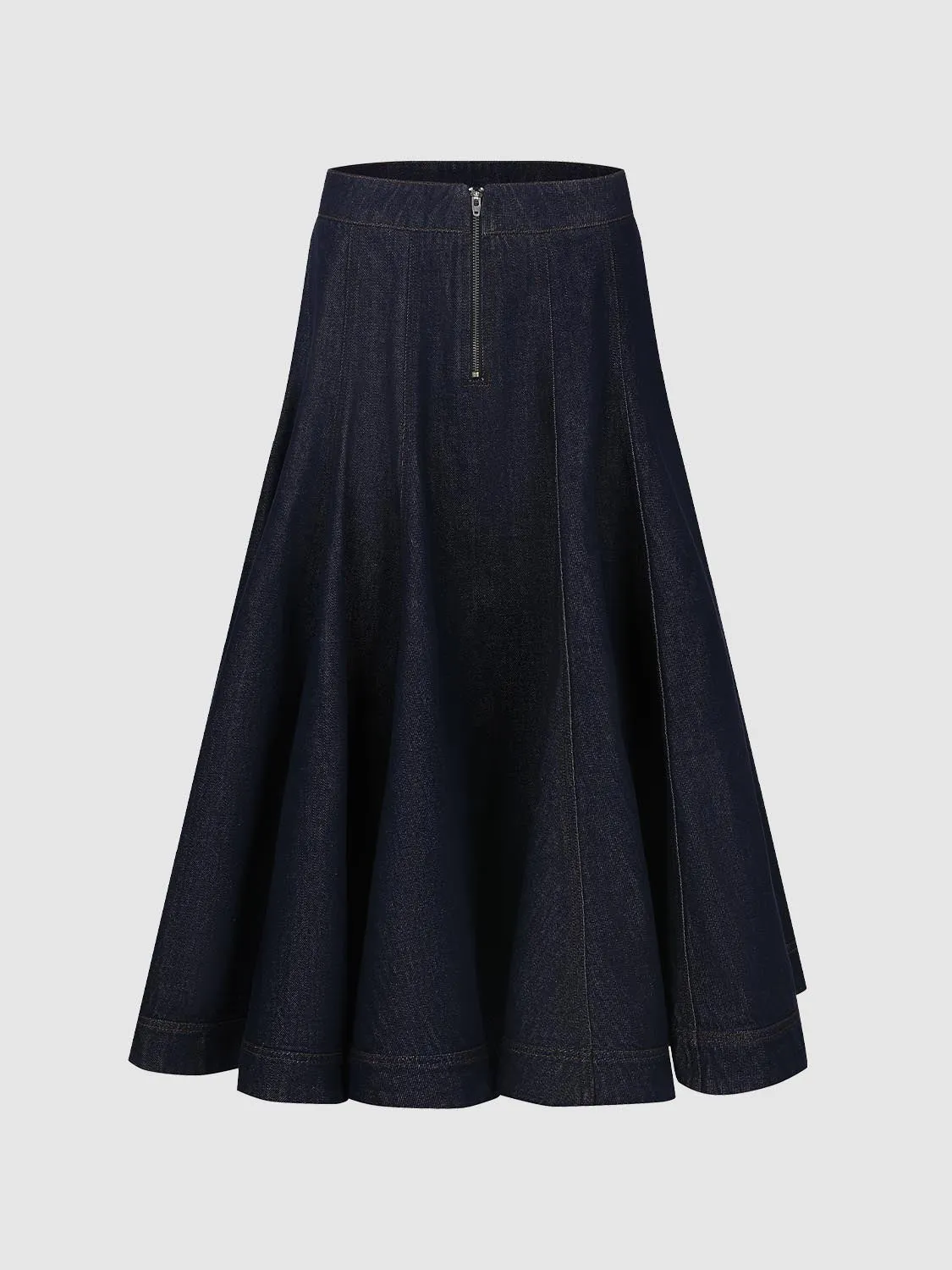 Denim Maxi Skirts sold by Urban Revivo