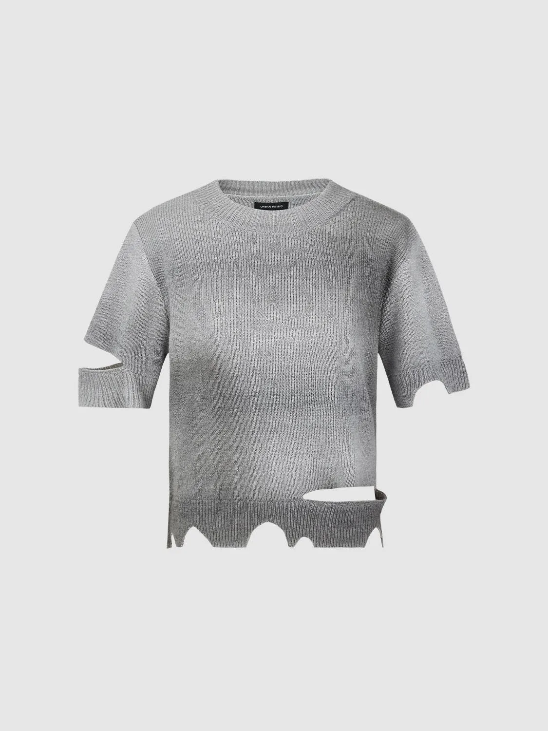 Ripped Knitted T-Shirts sold by Urban Revivo