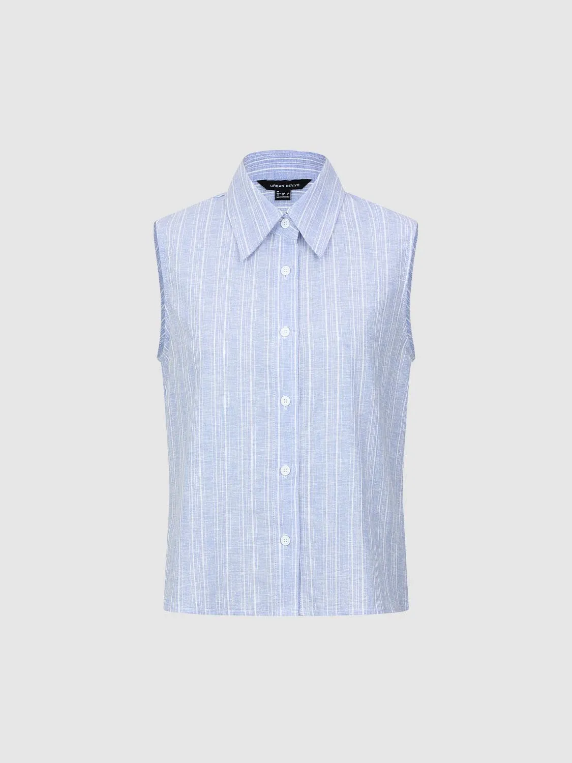 Striped Sleeveless Shirts sold by Urban Revivo product image thumbnail 3