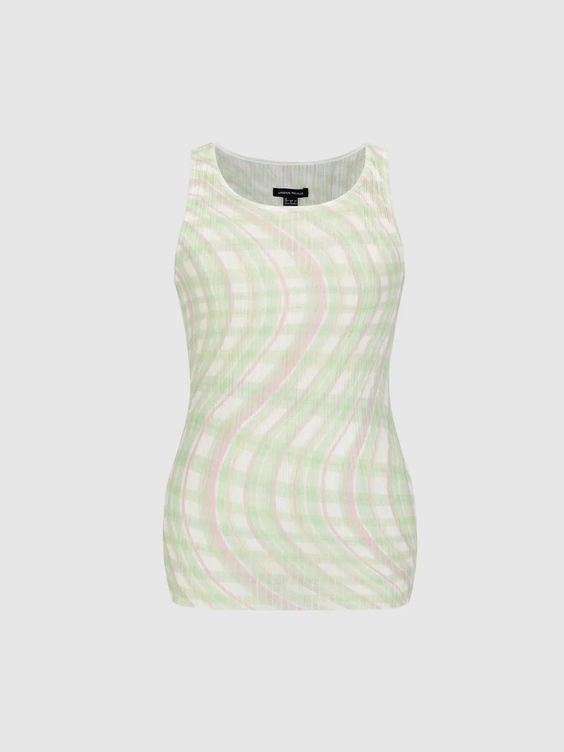 Knitted Sleeveless T-Shirts sold by Urban Revivo product image thumbnail 3