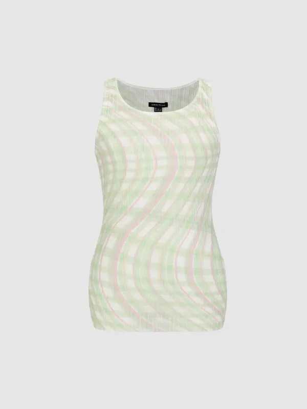 Knitted Sleeveless T-Shirts sold by Urban Revivo