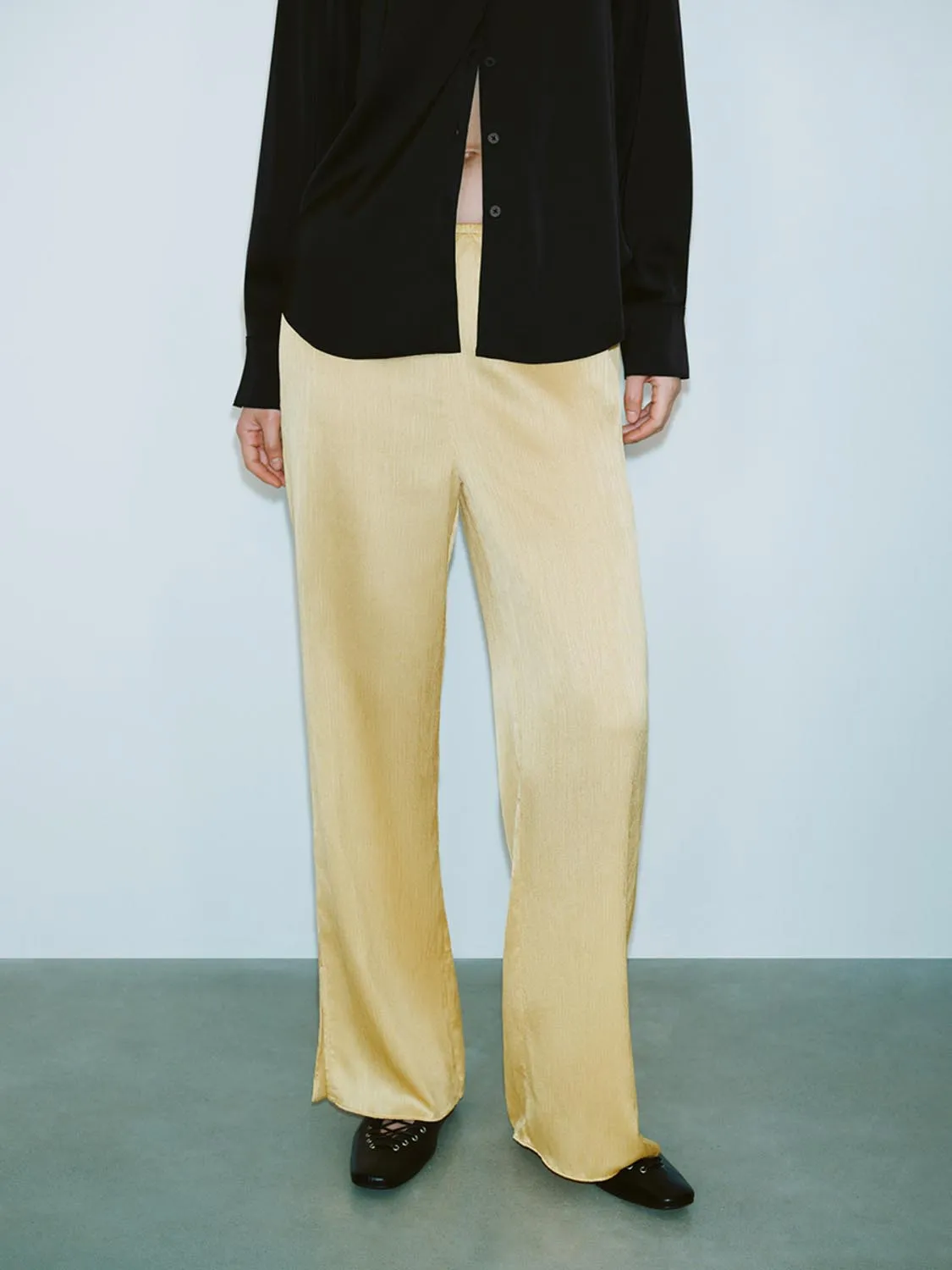 Wide-Leg Pants sold by Urban Revivo product image thumbnail 2