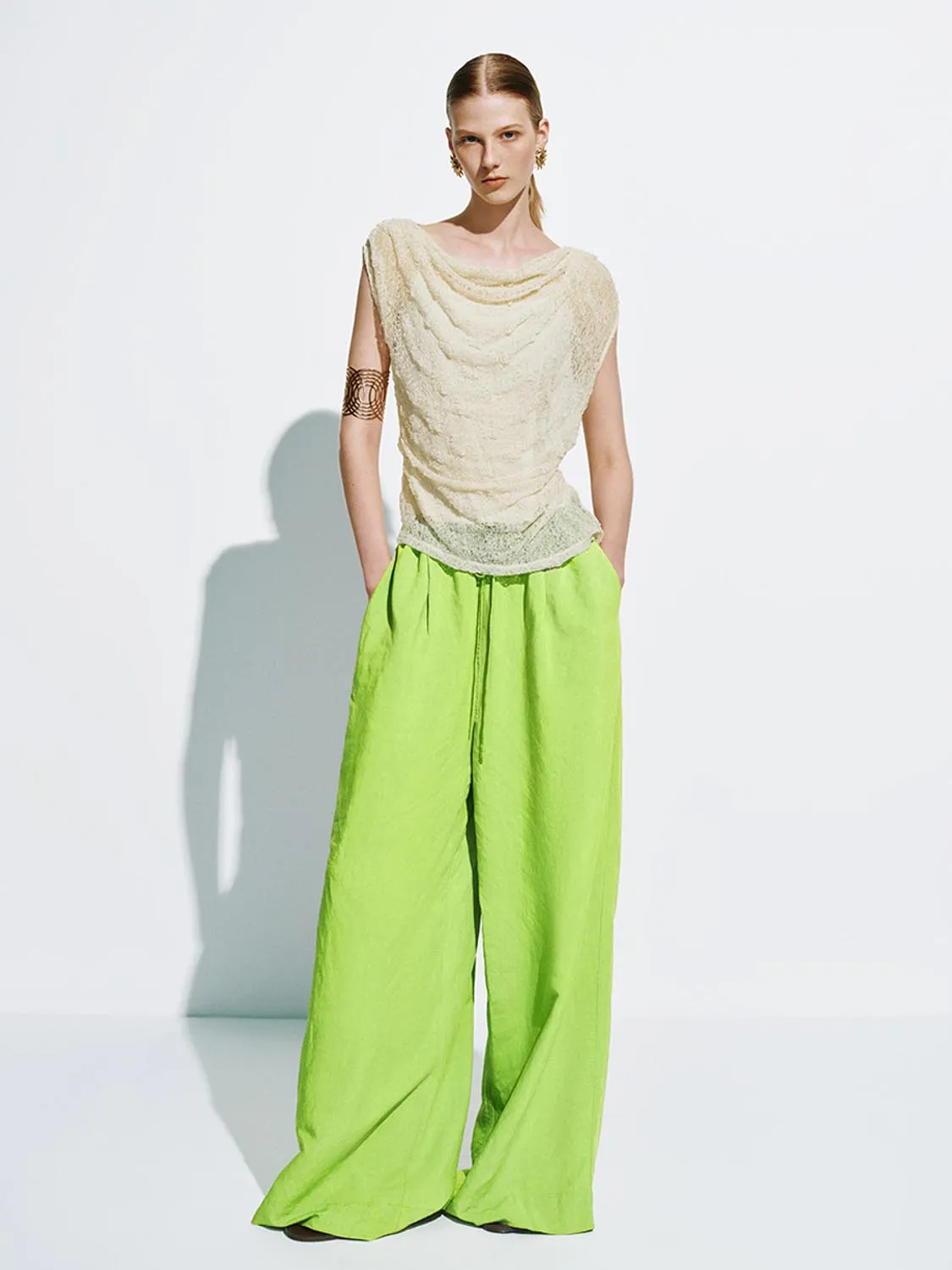 Textured Sleeveless Blouses sold by Urban Revivo product image thumbnail 4