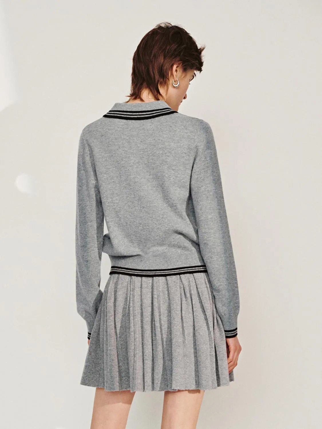 Knitted Long Sleeve T-Shirts sold by Urban Revivo product image thumbnail 2