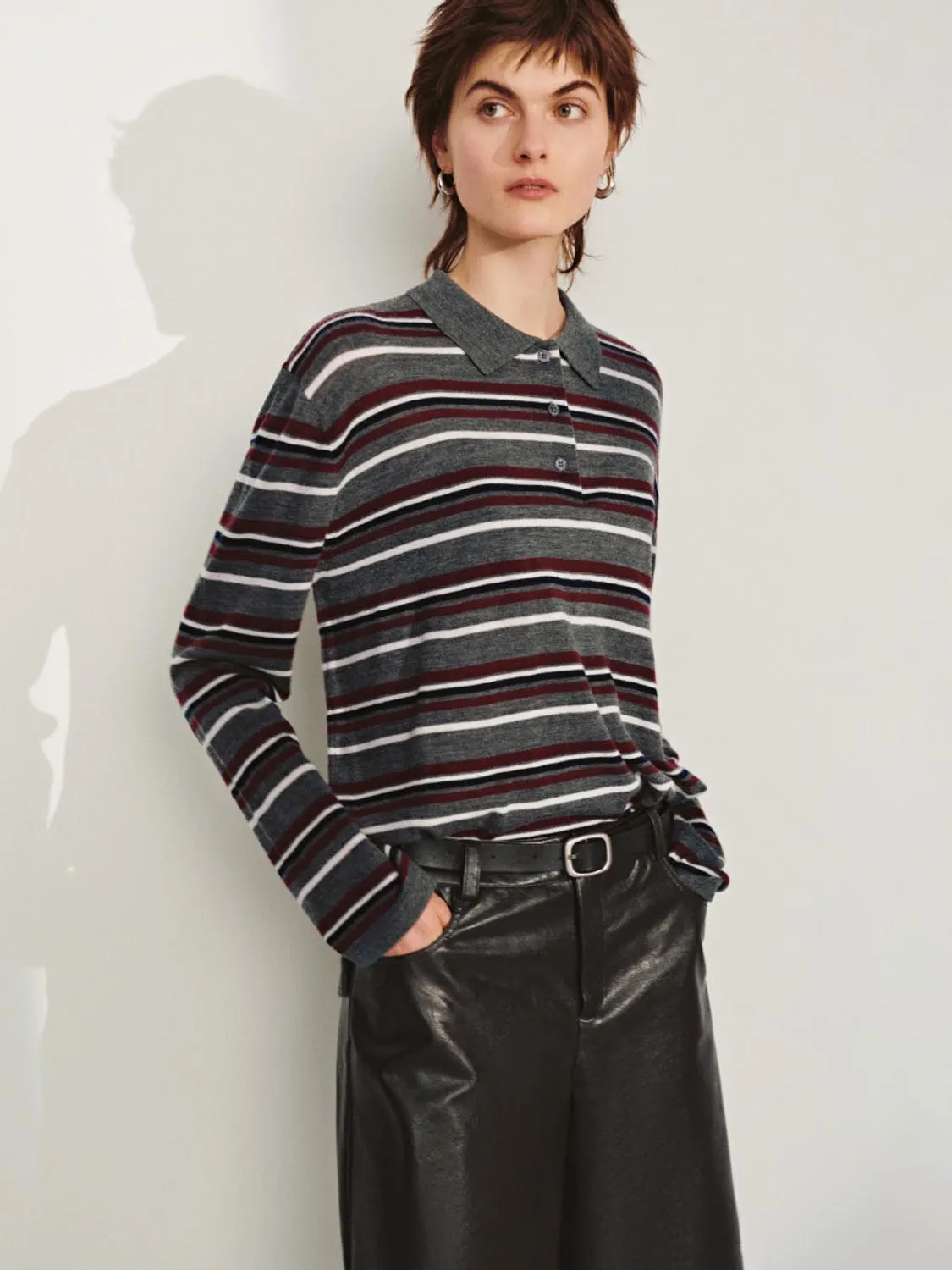 Striped Knitted T-Shirts sold by Urban Revivo product image thumbnail 3