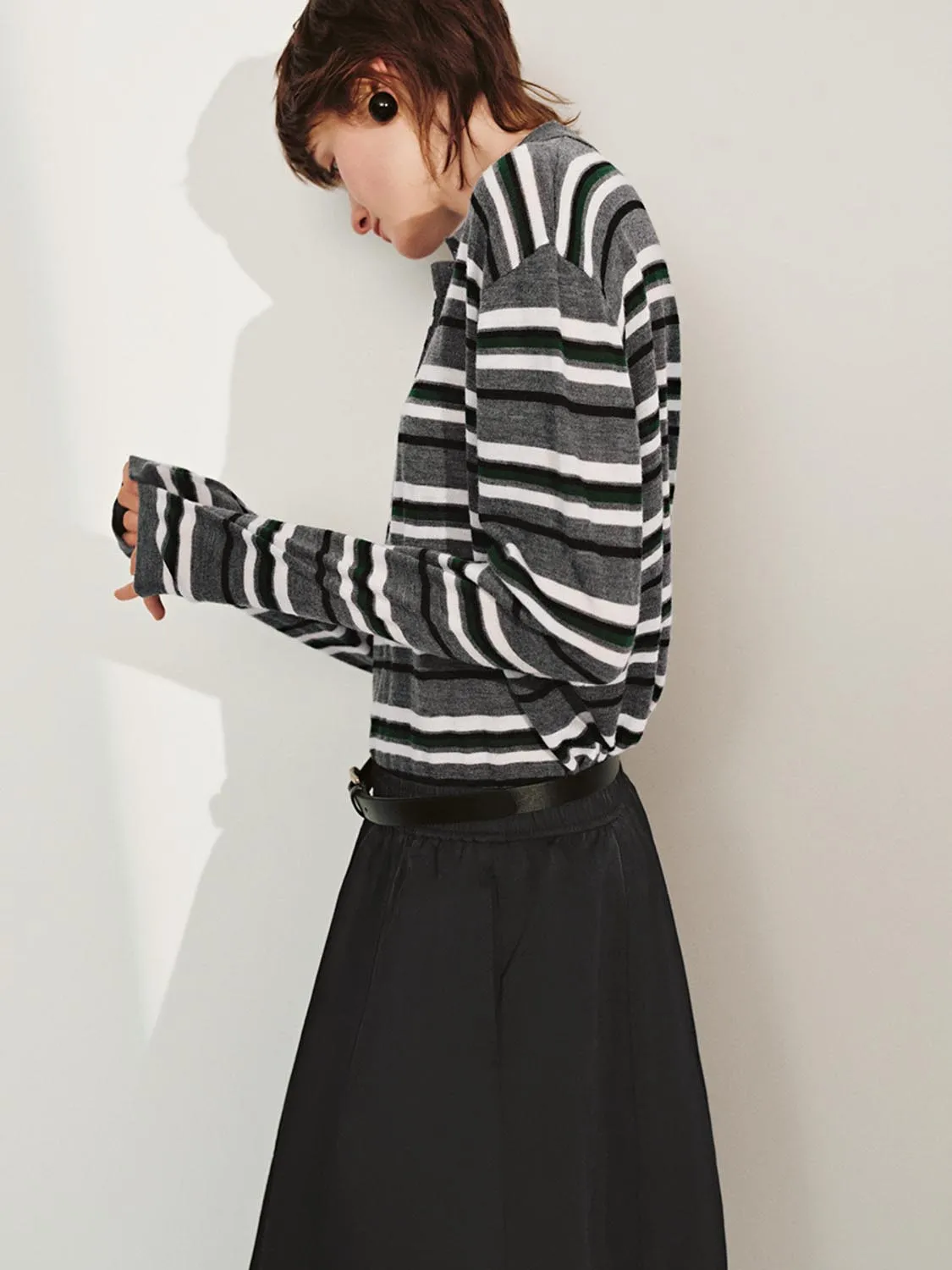 Striped Knitted T-Shirts sold by Urban Revivo product image thumbnail 3