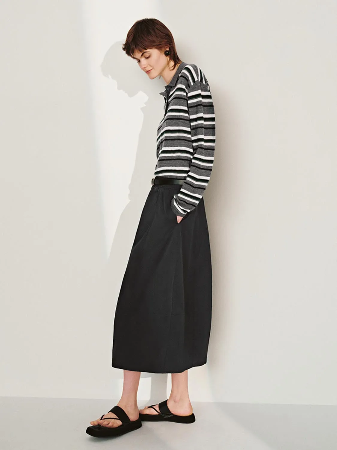 Striped Knitted T-Shirts sold by Urban Revivo product image thumbnail 4