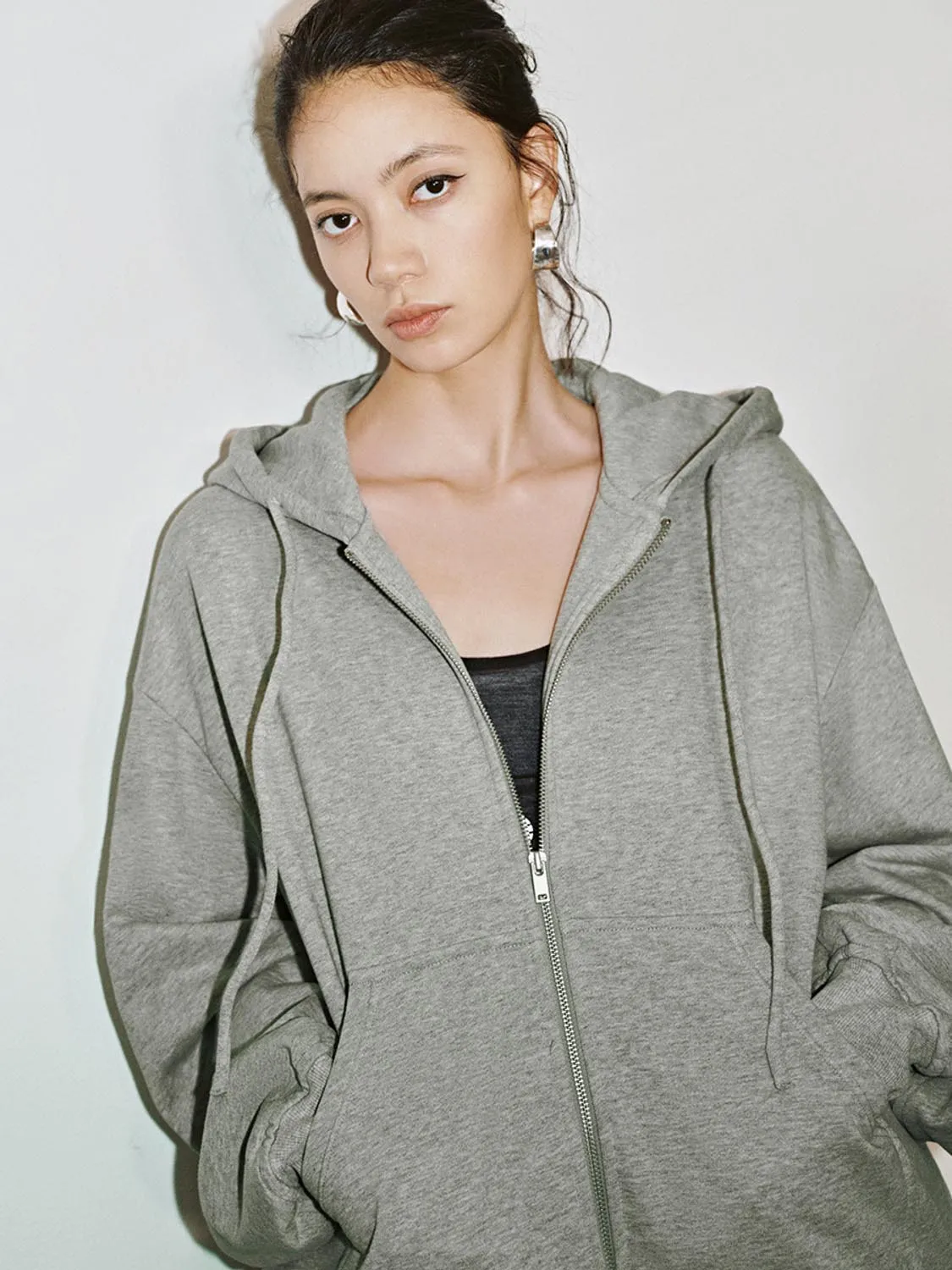 Zip Up Hoodie Jackets sold by Urban Revivo product image thumbnail 5