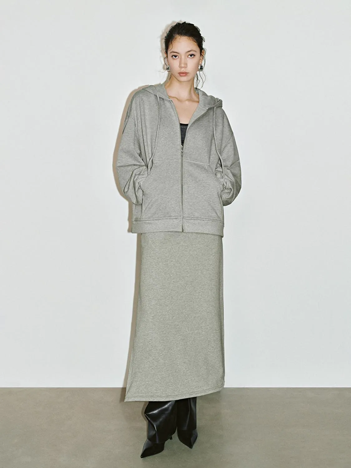 Zip Up Hoodie Jackets sold by Urban Revivo product image thumbnail 4