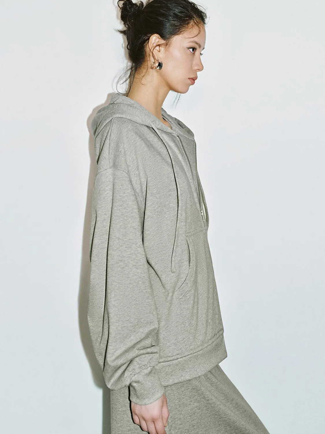 Zip Up Hoodie Jackets sold by Urban Revivo product image thumbnail 3