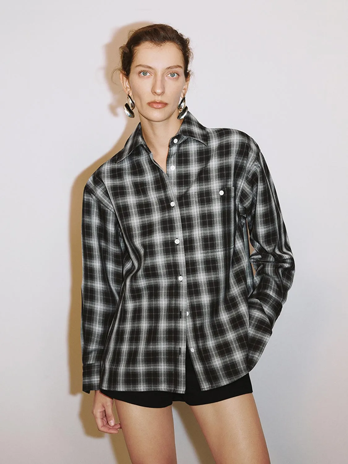 Plaid Long Sleeve Shirts sold by Urban Revivo