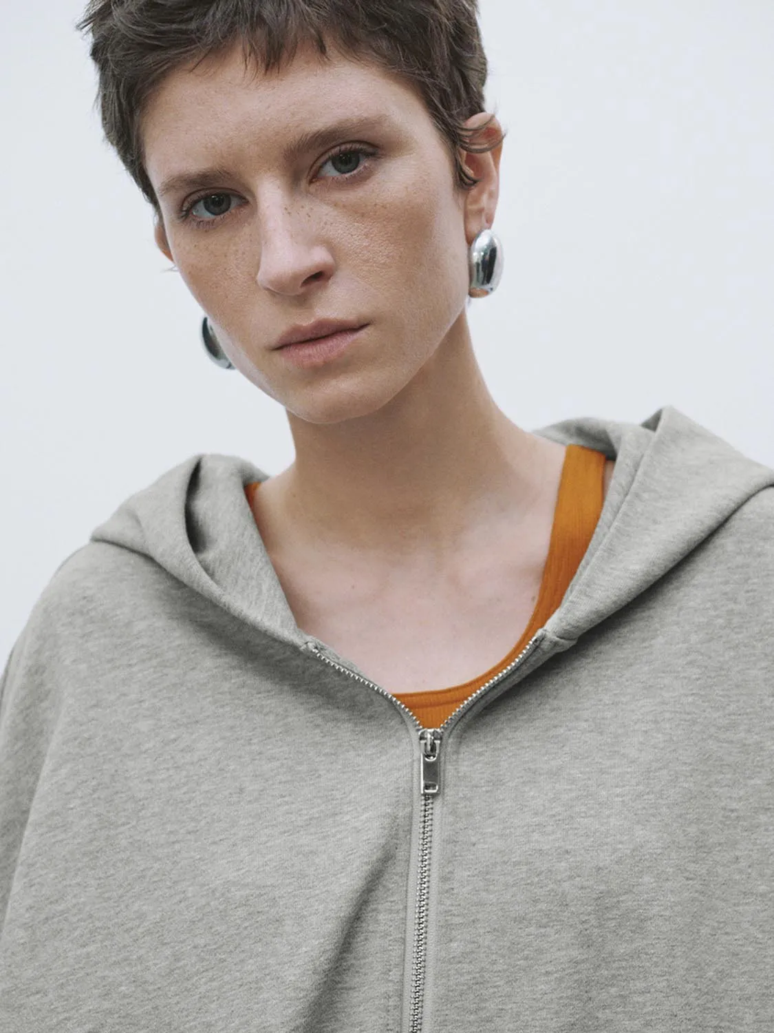 Oversized Hoodie Jackets sold by Urban Revivo product image thumbnail 3