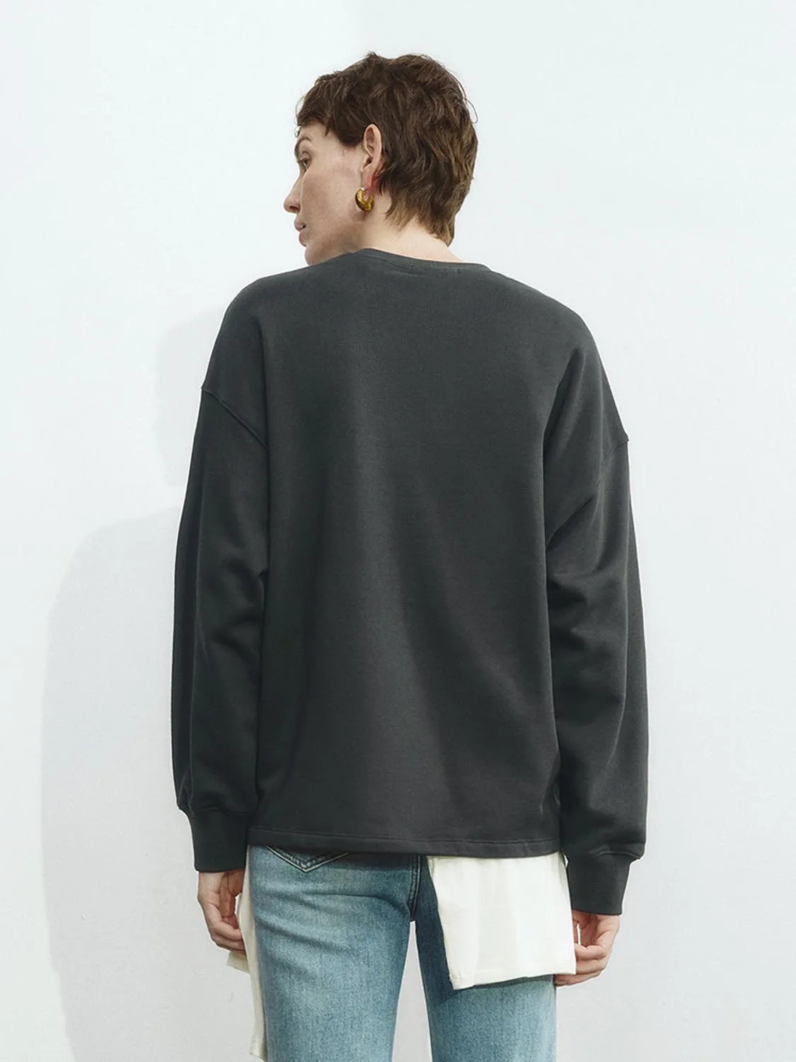 Loose Sweatshirts sold by Urban Revivo product image thumbnail 2