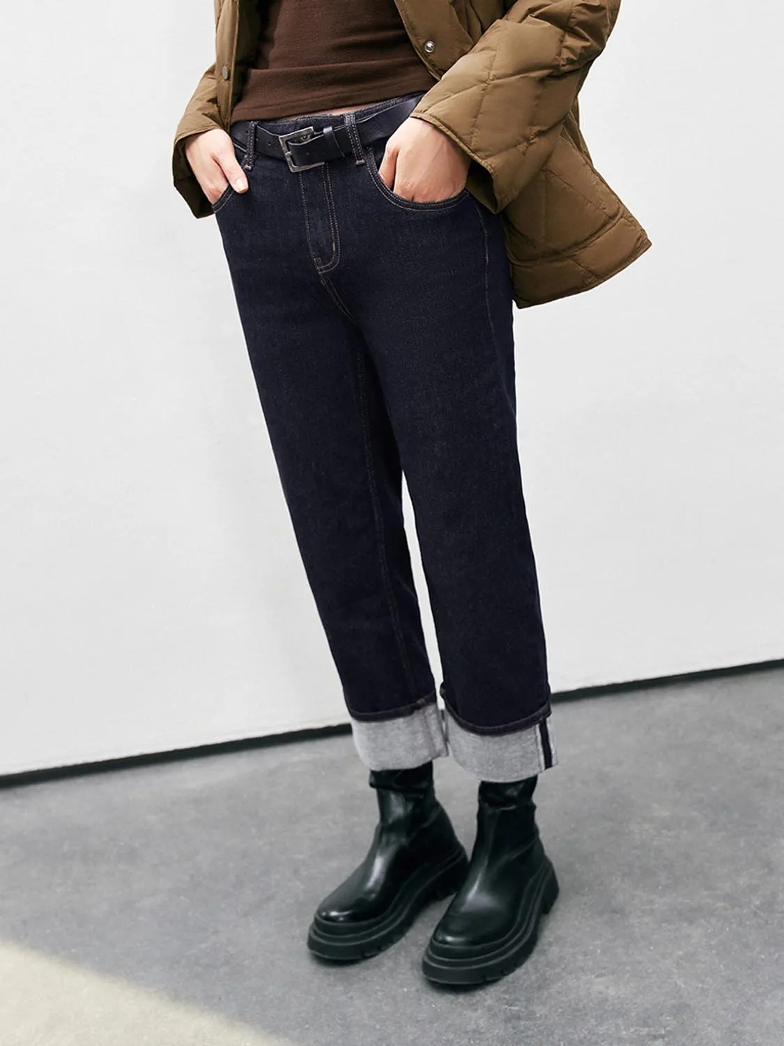 Turnover Denim Jeans sold by Urban Revivo product image thumbnail 4