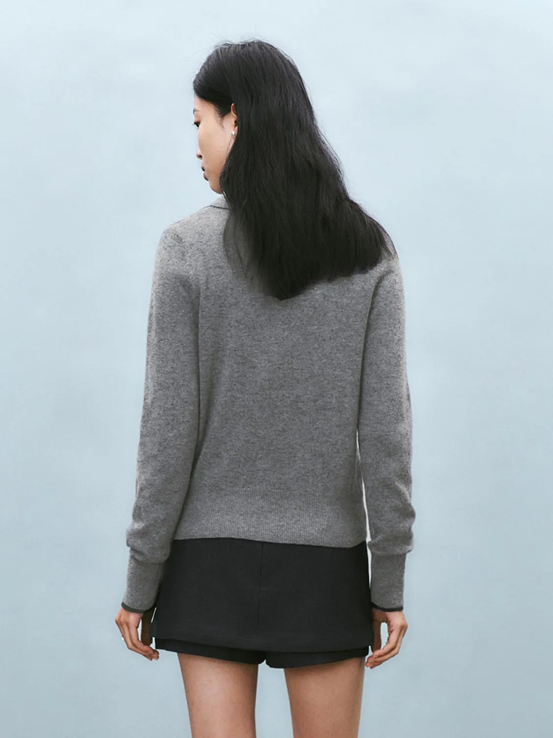 Lapel Knitted T-Shirts sold by Urban Revivo product image thumbnail 2