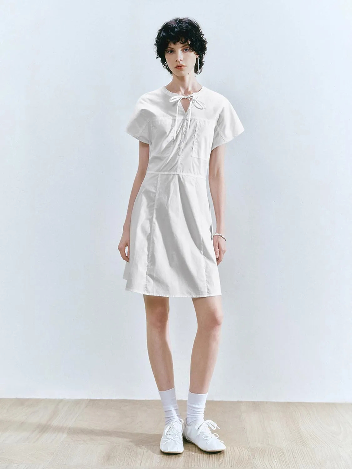 Short Sleeve Skater Dresses sold by Urban Revivo product image thumbnail 4