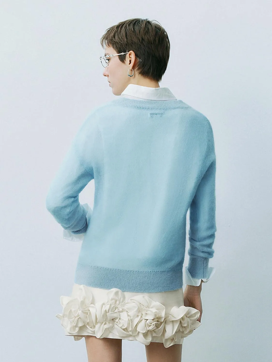 Knitted Long Sleeve T-Shirts sold by Urban Revivo product image thumbnail 2