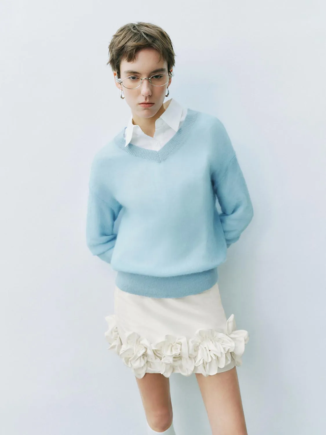 Knitted Long Sleeve T-Shirts sold by Urban Revivo