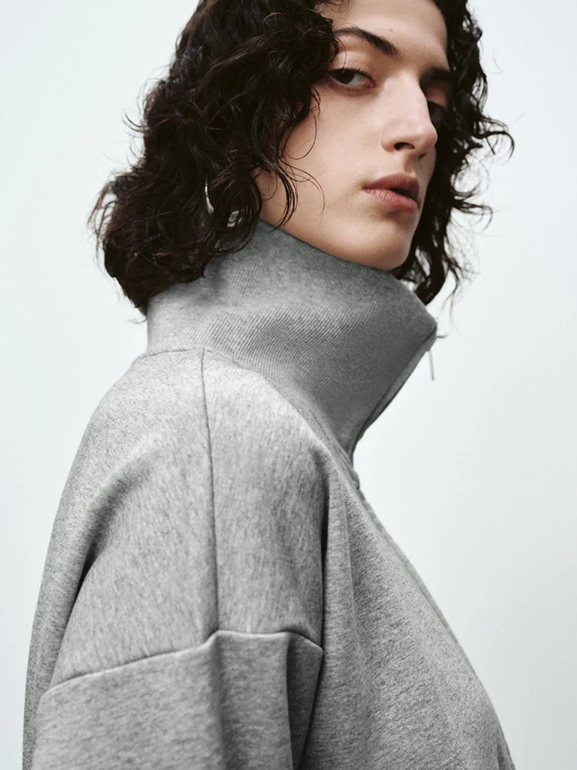 High Collar Zip Up Jackets sold by Urban Revivo product image thumbnail 3